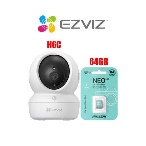 Cámara Ezviz H6C 2MP Full HD + MicroSD 64GB - Rices Enterprise