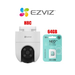 Cámara Ezviz H8C 2MP Full HD + MicroSD 64GB - Rices Enterprise