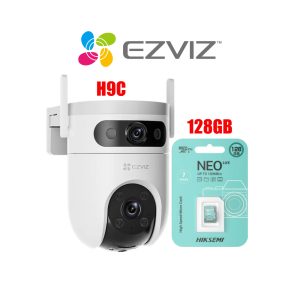 Cámara Ezviz H9C 3MP + 3MP Full HD + MicroSD 128GB - Rices Enterprise