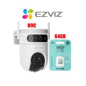 Cámara Ezviz H9C 3MP + 3MP Full HD + MicroSD 64GB - Rices Enterprise